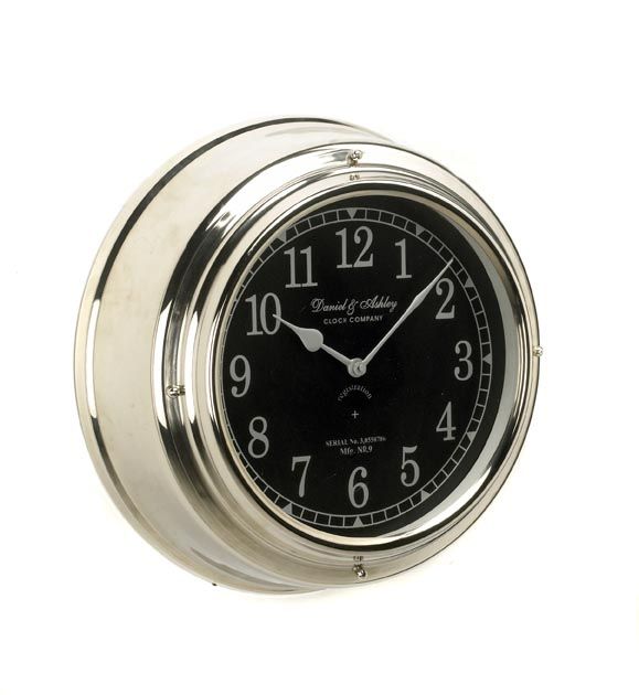 Daniel & Ashley wall clock | Black Country Metalworks