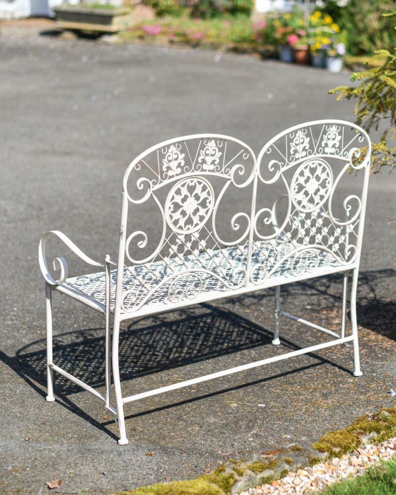 Deluxe Cerberus Ornate Two Seater Garden Bench | Black Country Metalworks