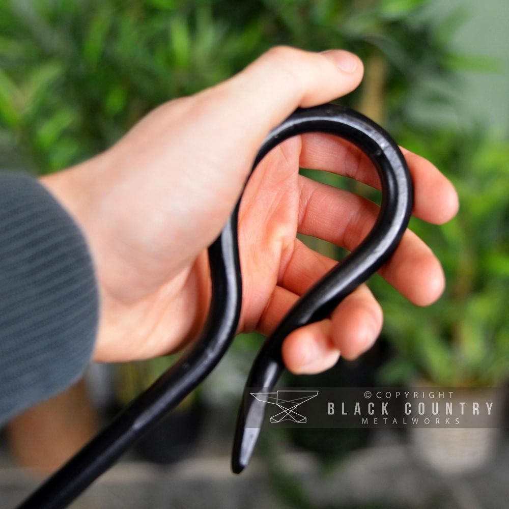 Extra Long Fireside & Firepit Rake Tool | Black Country Metalworks