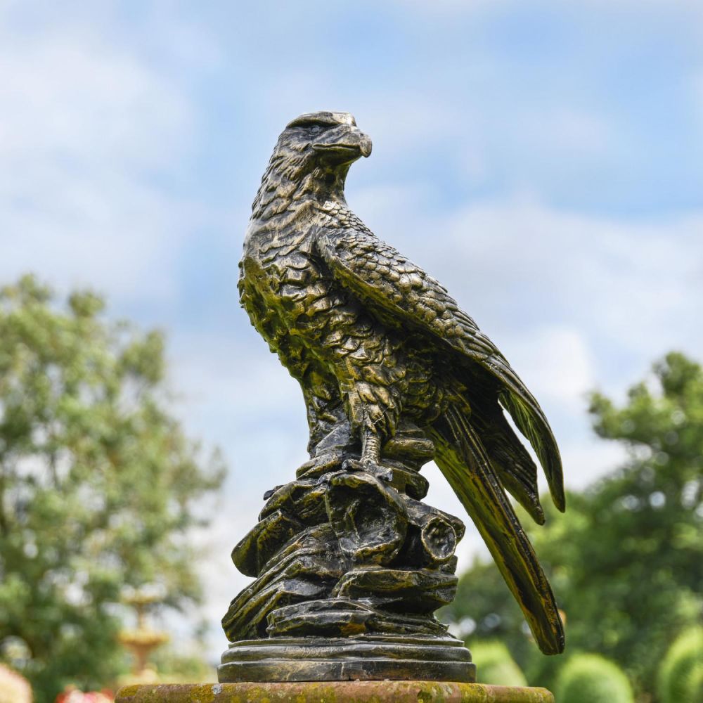 Golden Eagle Garden Ornament Black Country Metalworks