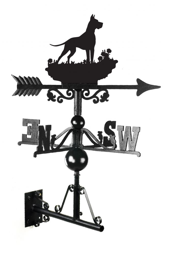 'Great Dane' Weathervane Black Country Metalworks