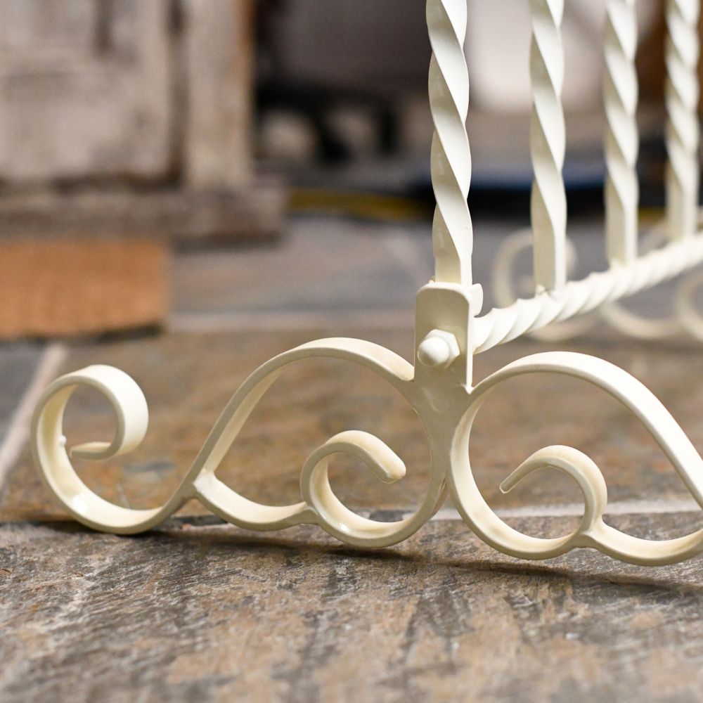 “Grangewood” Cream 3 Pair Boot Rack | Black Country Metalworks