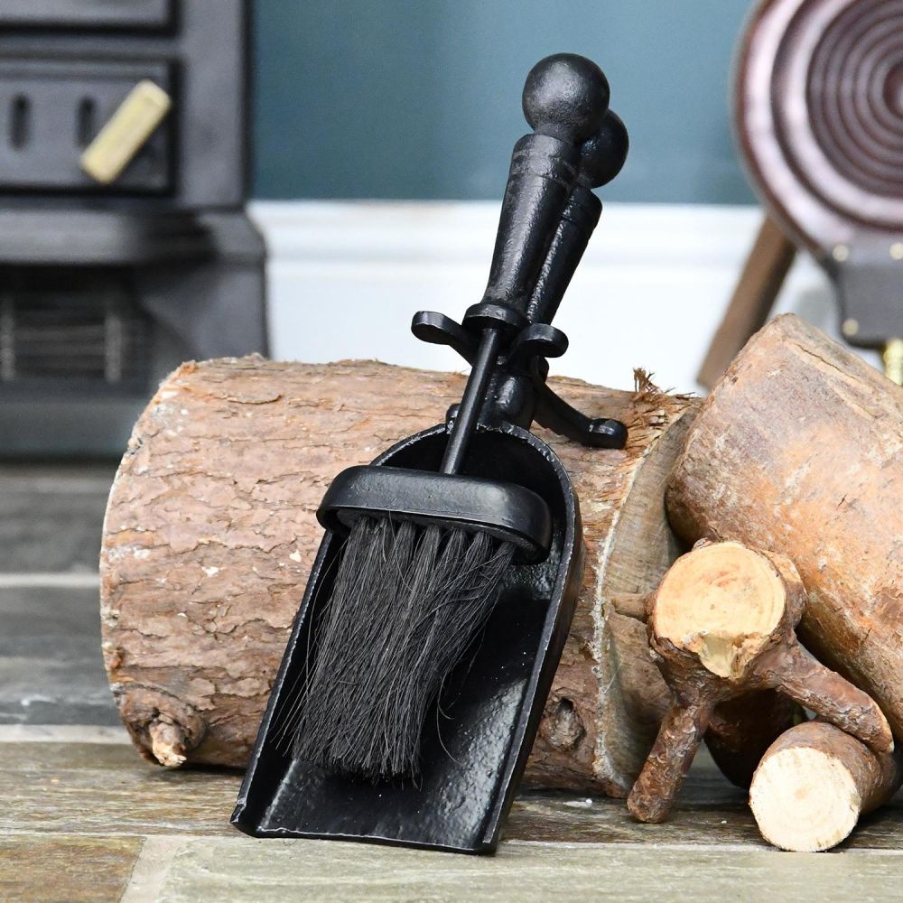 Brush and Shovel Sets Fireplace Tools Black Country Metalworks