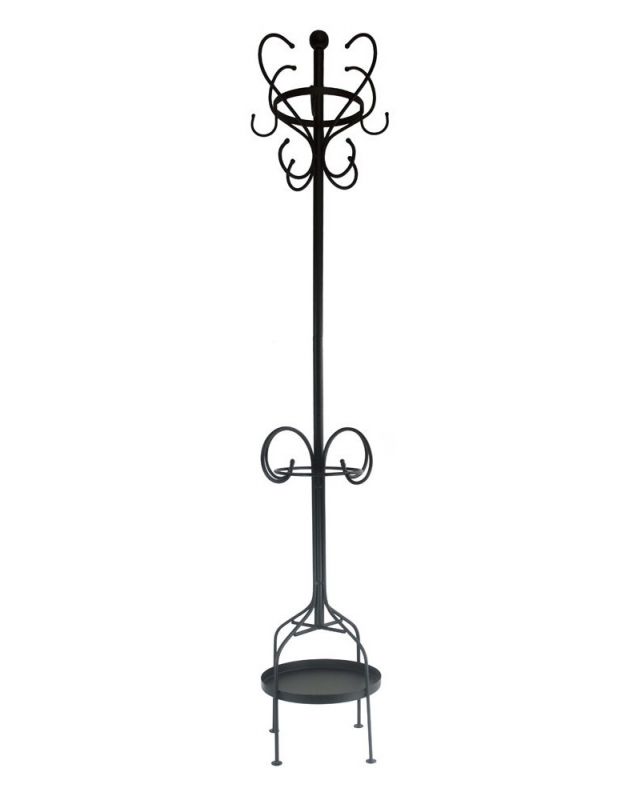 “Amesbury Hall” Black Coat Stand