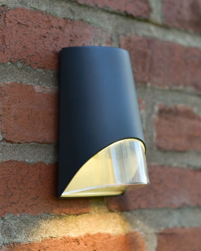 'Hedsor' Contemporary Downlighter Wall Light | Black Country Metalworks