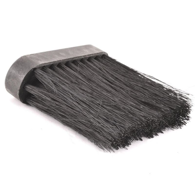 ARMYJY 2Pcs Oblong Replacement Hearth Fireside Companion Brush Head Refill For Companion Sets