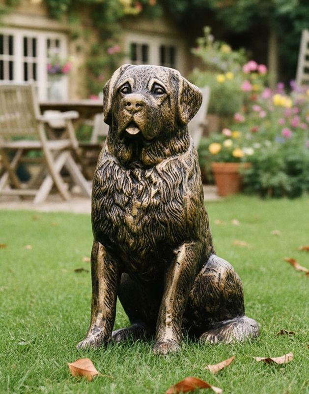 st_bernard_puppy_antique_gold_
