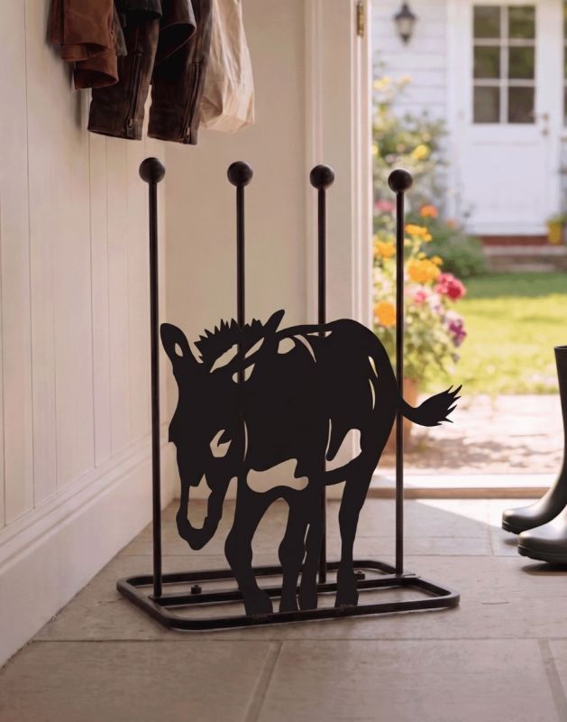 Sweeny Rack Steel 'Donkey' Welly Rack | Black Country Metalworks