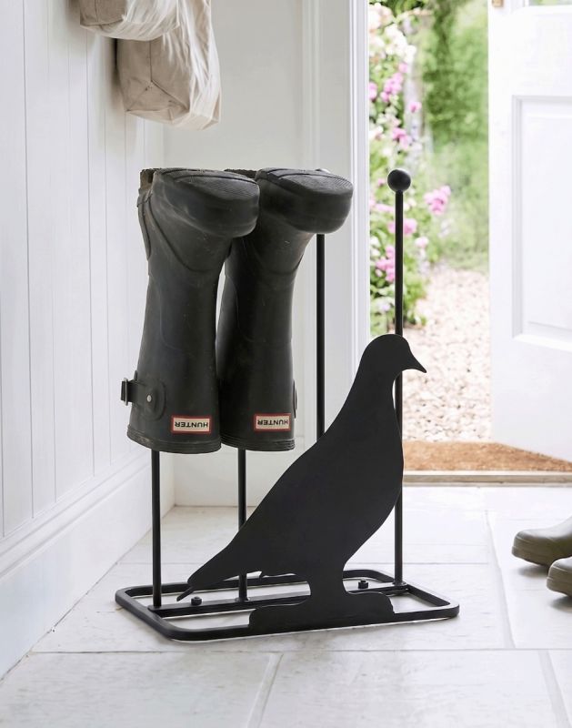 Bell Boot Rack Steel 'Pigeon' Welly Boot Rack | Black Country Metalworks