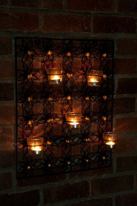 Rustic Woodland Scene Round Wall Art Black Country Metalworks