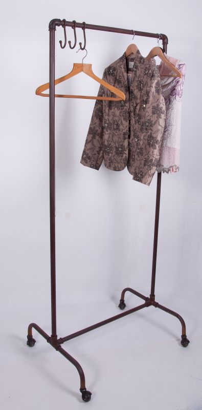 “Darnall Place” Iron Industrial Clothes Rail | Black Country Metalworks