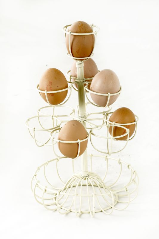 Cast Iron Wall Mounted Egg Holder Tray Black Country Metalworks