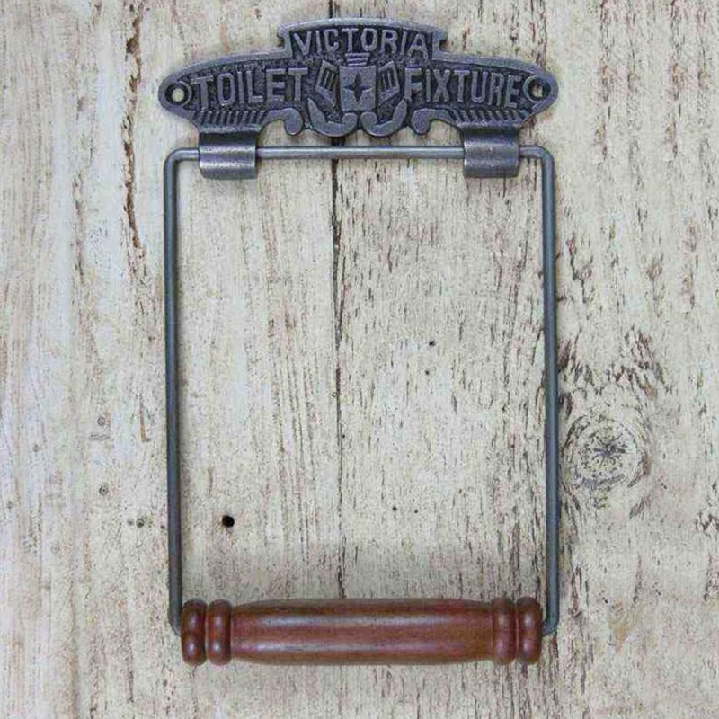 Heart Design Free Standing Toilet Roll Holder | Black Country Metalworks - View #7