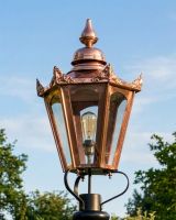 -Copper Hexagonal Lantern 87cm Digital Illustration -Copper Hexagonal Lantern 87cm Digital Illustration