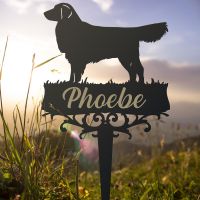 Golden Retriever Memorial Ground Spike 