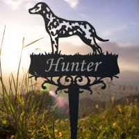 Dalmatian Memorial Ground Spike with Personalisation 