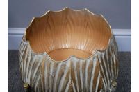 Rustic Gold Tulip-Shaped Planter Internal Bowl