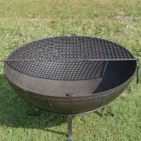 Kadai Fire Bowl & Half Grill - 100cm 