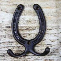 Iron Horse Shoe Design Coat Hook Iron Horse Shoe Design Coat Hook