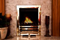 Belgravia Polished Brass Fire Front