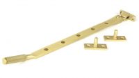 12" Satin Brass "Royale" Five Pin Window Stay - 338mm