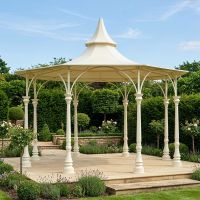 "Lady Antoinette" Large Cream Garden Bandstand Finished in Cream Digital Illustration "Lady Antoinette" Large Cream Garden Bandstand Finished in Cream Digital Illustration