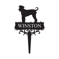 Airedale Terrier Memorial Ground Spike