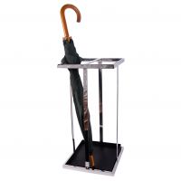 "Kerriwyn" Square Stainless Steel Umbrella Stand "Kerriwyn" Square Stainless Steel Umbrella Stand