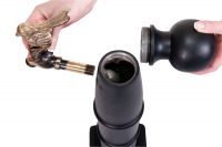 Harwick Black Bollard Water Faucet