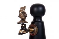 Harwick Black Bollard Water Faucet