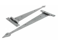 15" Hammered Pewter Arrow Tip door Hinges