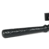 Close-Up of Handle for 16mm Matte Black Hammered Espagnolette Window Handle - Right Hand Close-Up of Handle for 16mm Matte Black Hammered Espagnolette Window Handle - Right Hand