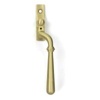 16mm Modern Satin Brass Espagnolette Window Handle - Right Hand 16mm Modern Satin Brass Espagnolette Window Handle - Right Hand