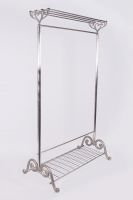 “Maplethorpe Manor” Deluxe Nickel Coat Stand 