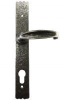 "Gallio" Black Cast Iron Lever Handle
