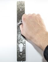 "Gallio" Black Cast Iron Lever Handle