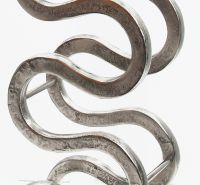 "Winslow Waves" Aluminium Wine and Bottle Holder