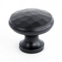 30mm Black Hammered Iron Cabinet Knob