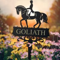 Dressage Horse Memorial Ground Spike in Situ Dressage Horse Memorial Ground Spike in Situ