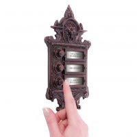 “Hazeldon Park" Burnished Copper Apartment Bell Push 