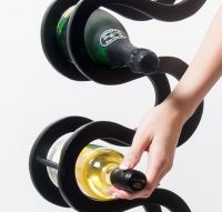"Winslow Waves" Aluminium Wine and Bottle Holder