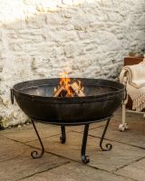 Iron Kadai Fire Bowl - 90cm Digital Illustration Iron Kadai Fire Bowl - 90cm Digital Illustration