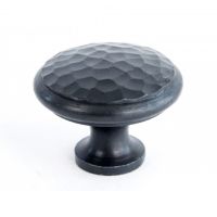Beeswax Hammered Effect Iron Cabinet Knob - 40mm Size