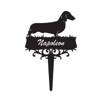 Dachshund Memorial Ground Spike 
