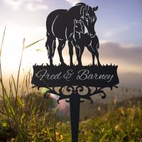 Mare & Foal Memorial Ground Spike in Situ