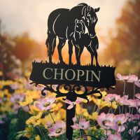 Mare & Foal Memorial Ground Spike in Full 