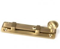 4" Universal Bolt in Satin Brass