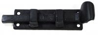 "Lymeford Court" 4" Black Iron Door Bolt "Lymeford Court" 4" Black Iron Door Bolt