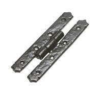 4" Plain Design Antique Black Malleable Iron Cabinet Hinge 4" Plain Design Antique Black Malleable Iron Cabinet Hinge