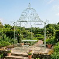 "St Rimini" Pale Green Garden Gazebo Digital Illustration "St Rimini" Pale Green Garden Gazebo Digital Illustration